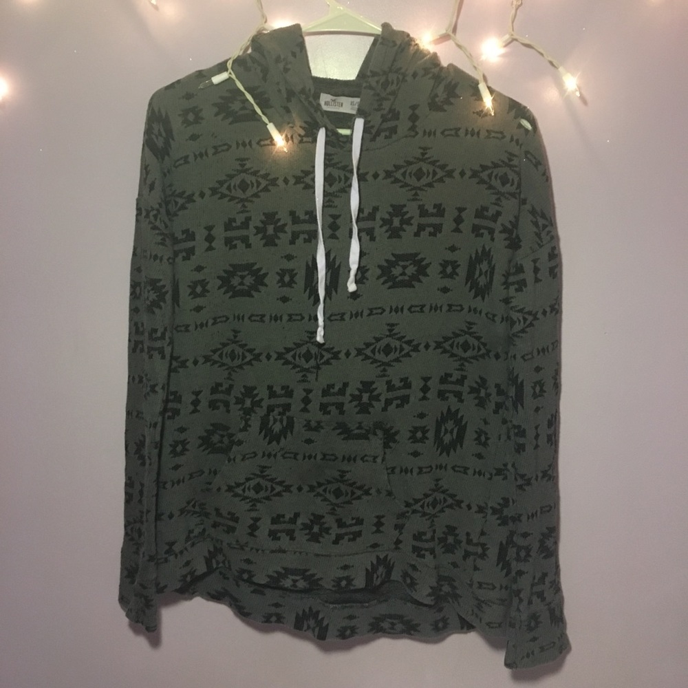 Tribal Print Hollister Sweatshirt!